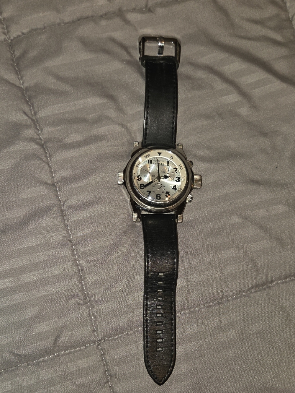 Rare Swiss Made INVICTA I-FORCE No. 4831 52mm  CHRONOGRAPH Pilot Watch